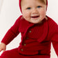 Bunny Knit Set with Hat - Red