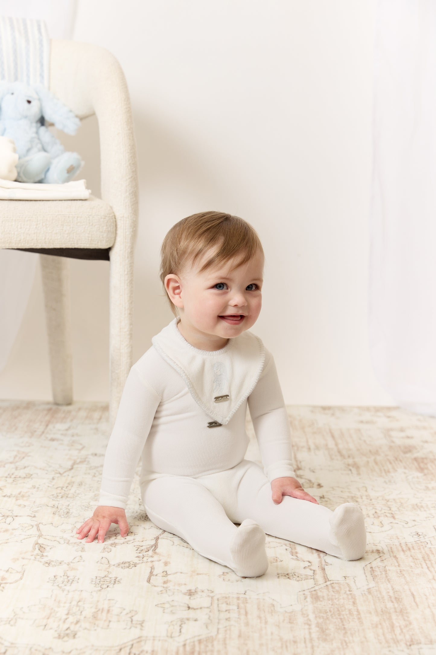 Atelier Bunny Footie - Blue
