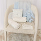 Atelier Cable Throw Pillow - Blue
