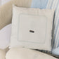 Atelier Cable Throw Pillow - Blue