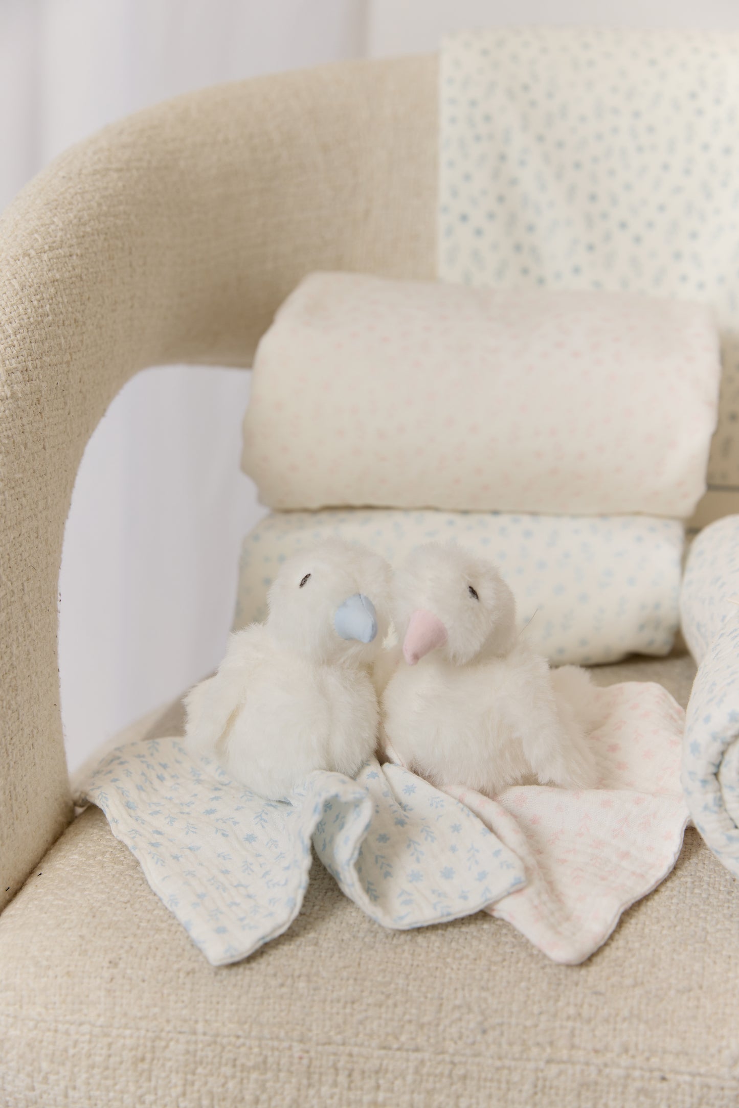 Whispering Blooms Plush Toy - Blue