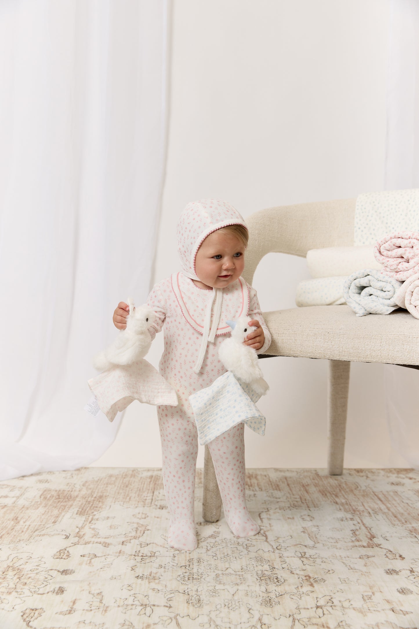Whispering Blooms Plush Toy - Pink
