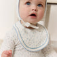 Whispering Blooms Footie, Hat & Blanket Set - Dark Blue