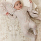 Petite Petal Footie & Hat Set - Pink