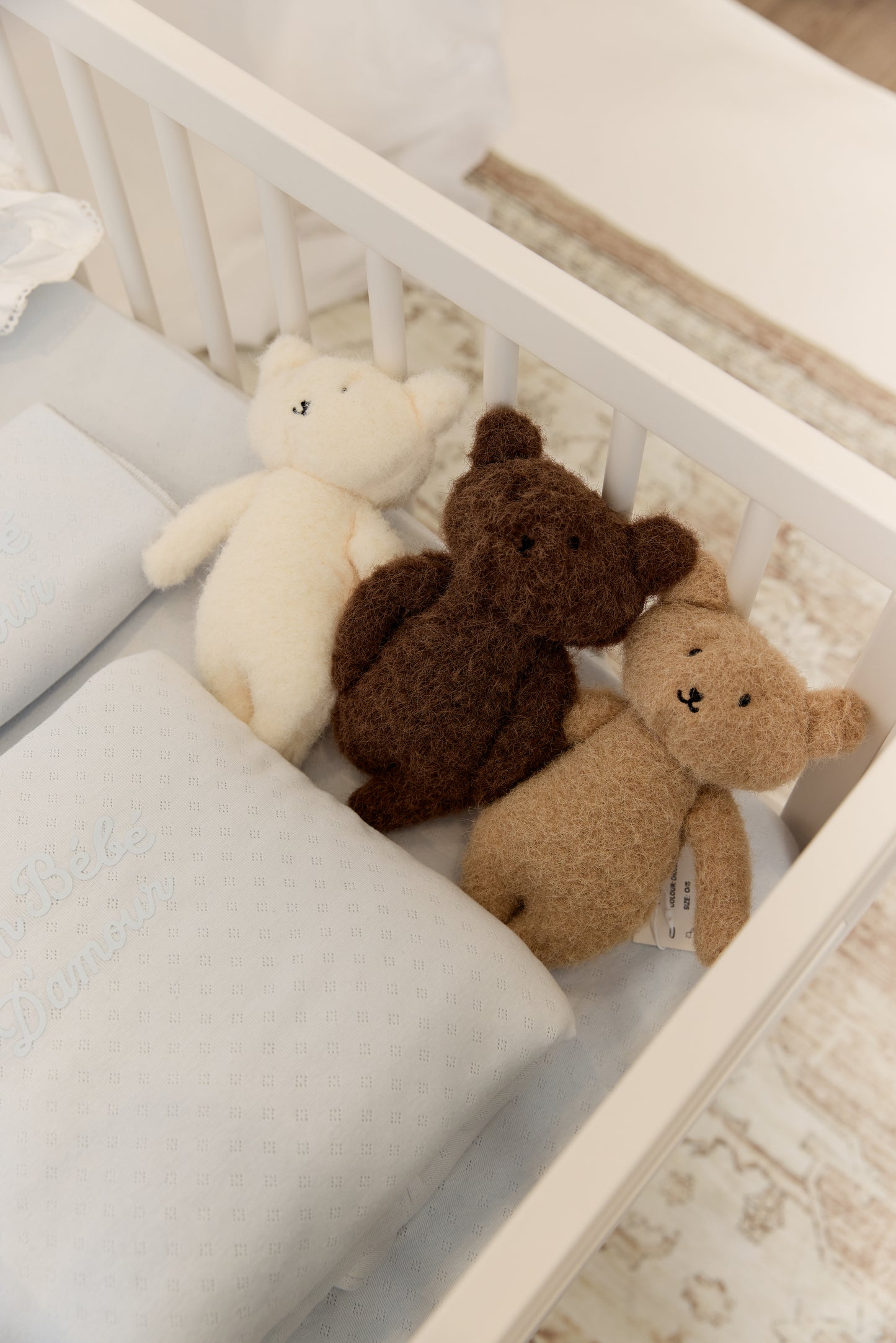 Mon Bebe Teddy Trio - Chocolate