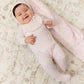 Bebe Pointelle Footie - Pink