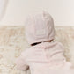 Bebe Pointelle Footie & Hat Set - Pink