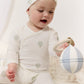 Ciel Enfant Wrap Footie, Hat & Blanket Set - Blue