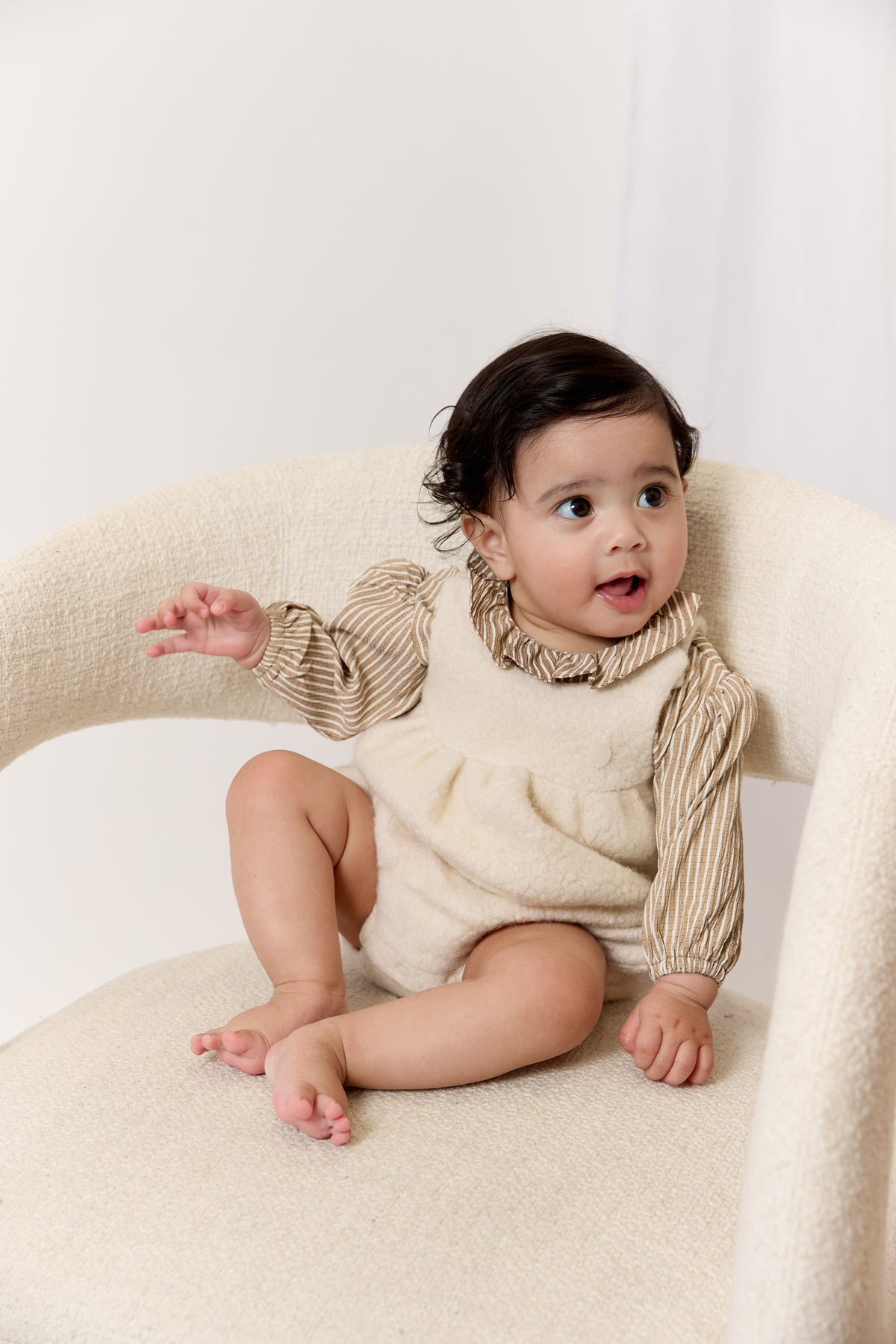 KB Stripe Blouse - Caramel