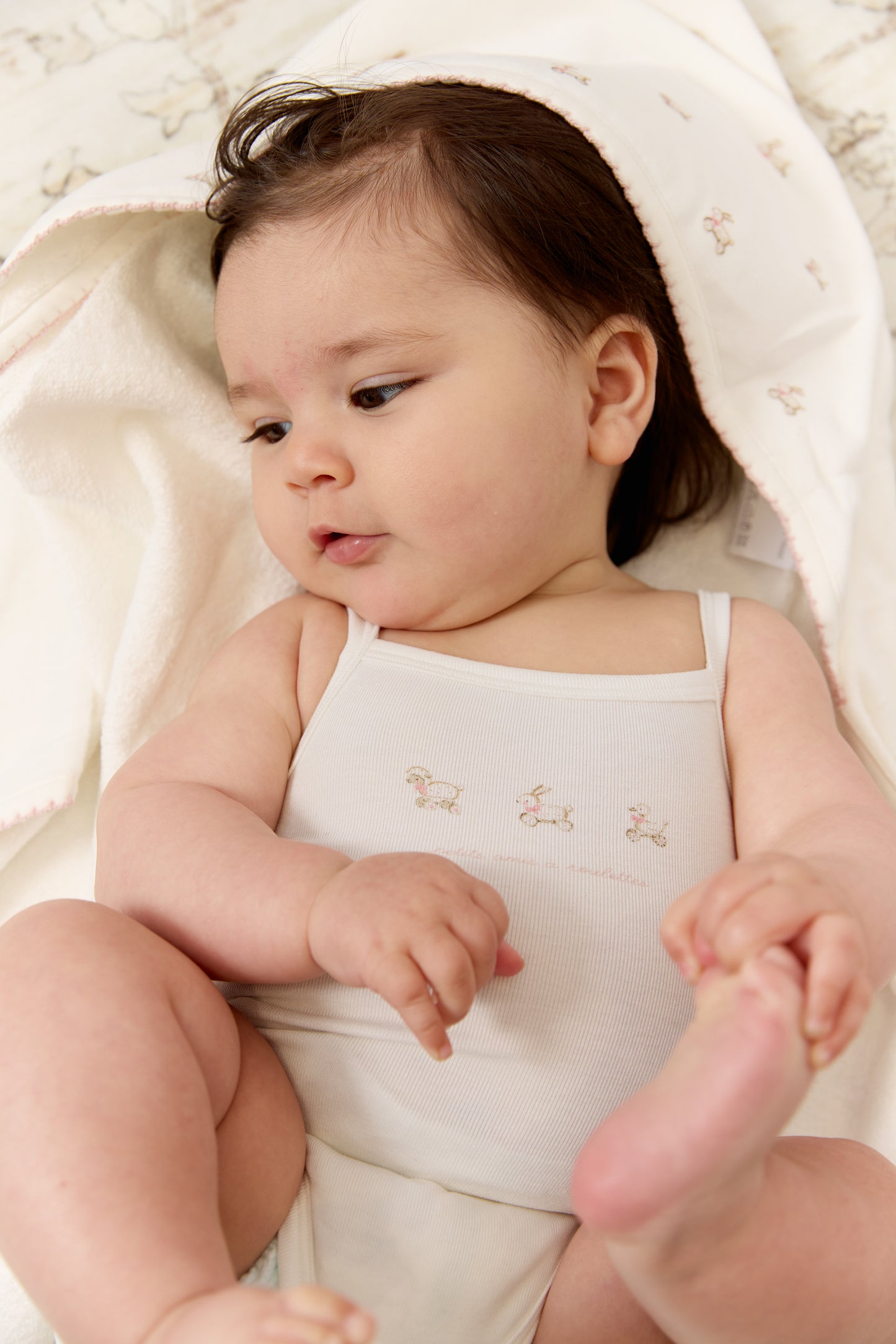 Petits Amis Towel & Mitt Set - Pink