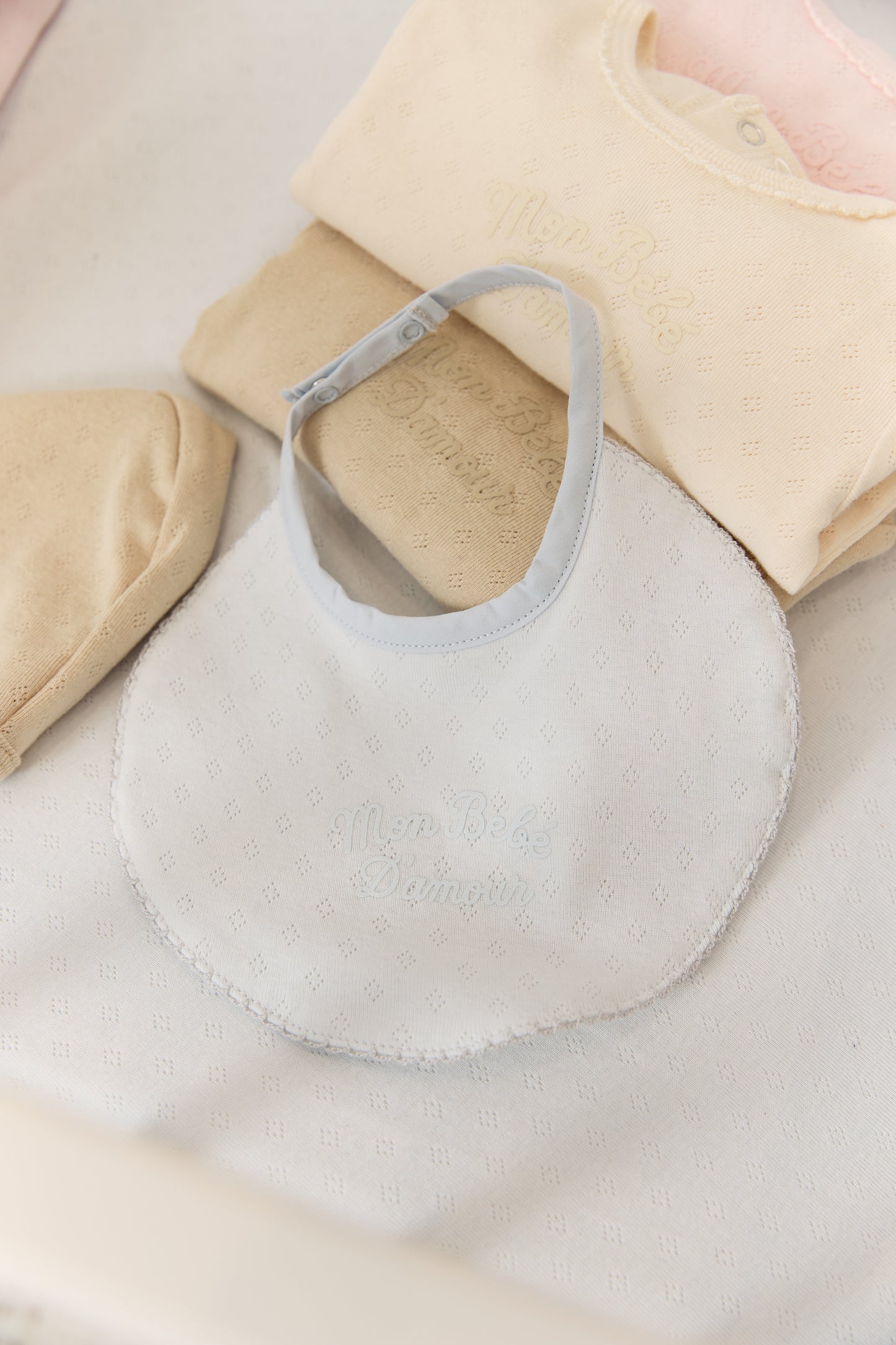 Mon Bebe Bib - Blue