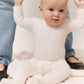 Atelier Cable Footie, Hat & Blanket Set - Pink