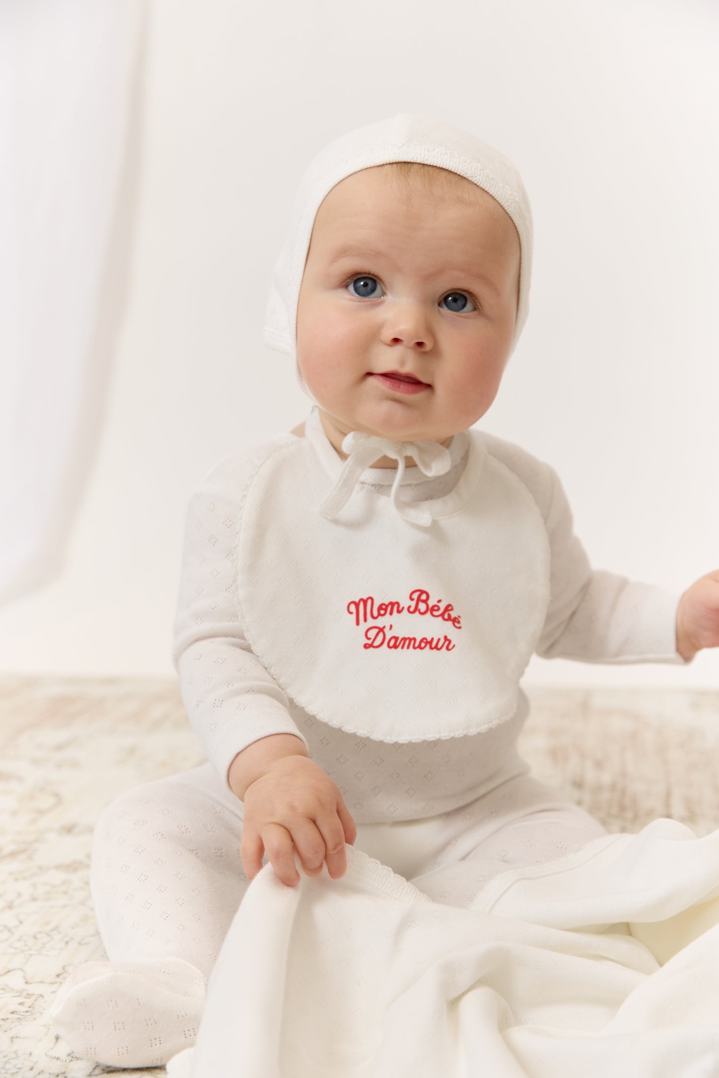 Mon Bebe Bib - Red