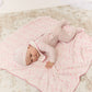 Woodland Toile Footie, Hat & Blanket Set - Pink