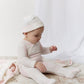 Patchwork Footie & Hat Set - Pink