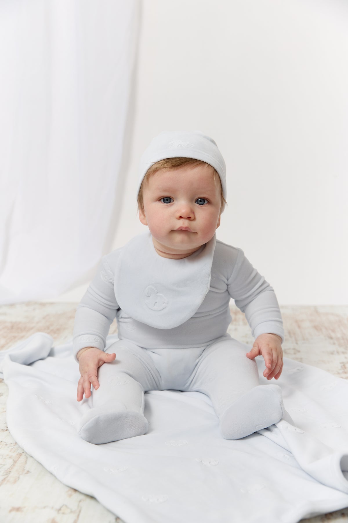Whinny Wrap Footie - Blue