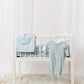 Ciel Enfant Gingham Bib - Blue