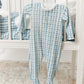 Ciel Enfant Gingham Footie - Blue