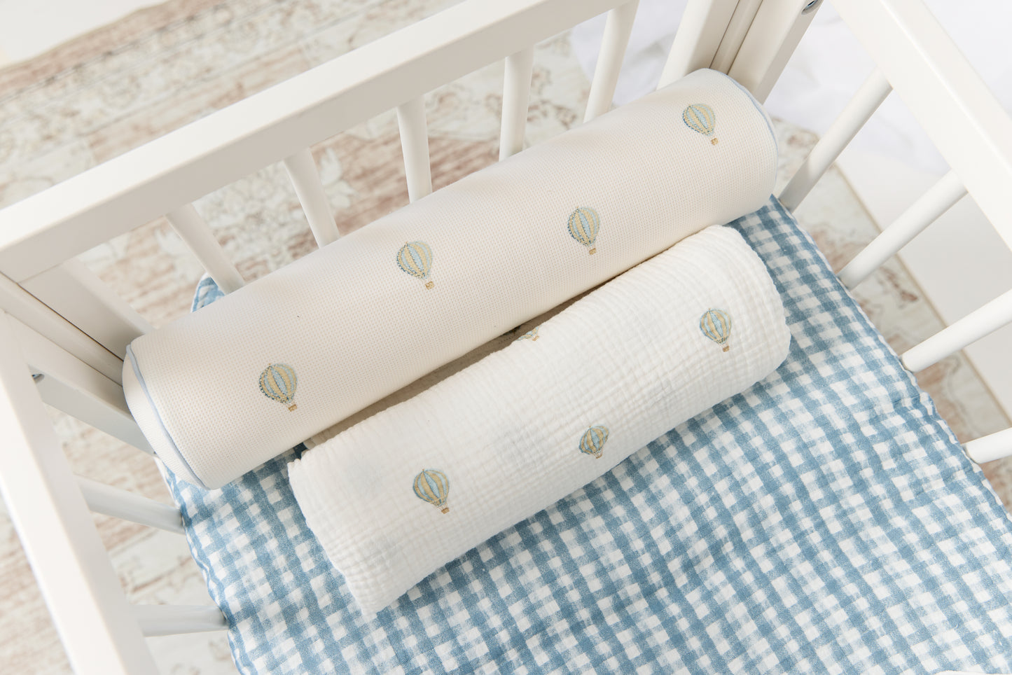 Ciel Enfant Bolster Pillow - Blue