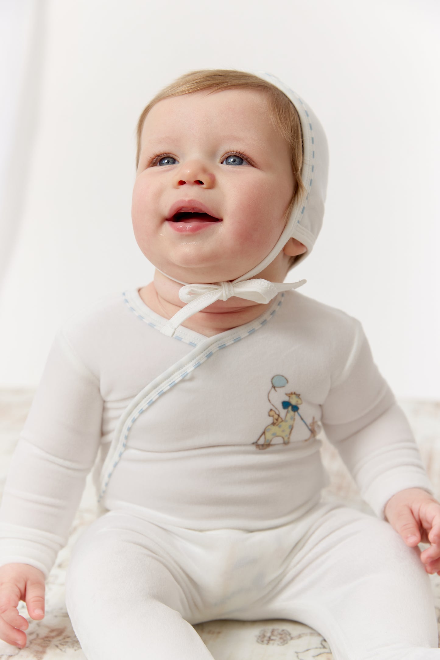 Meadow Friends Footie, Hat & Blanket Set - Blue