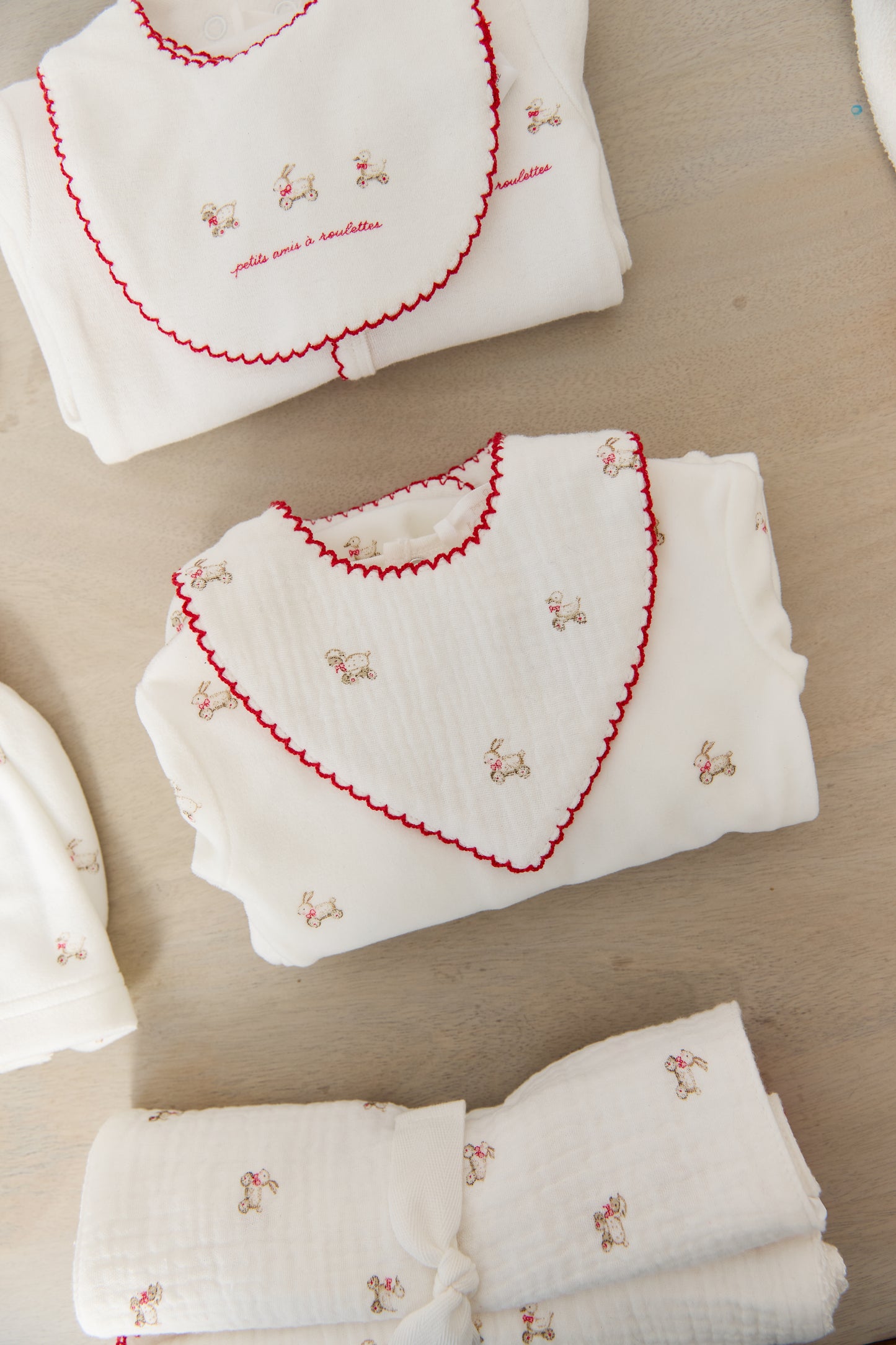Petits Amis Bib - Red
