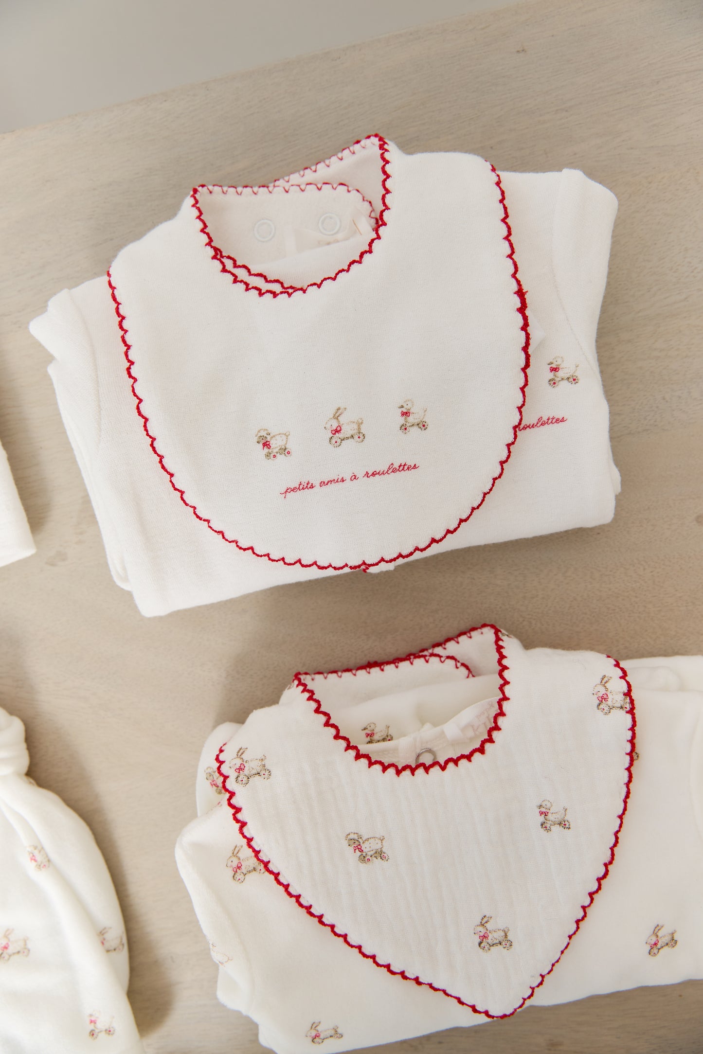Petits Amis Bib - Red