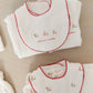 Petits Amis Terry Footie - Red