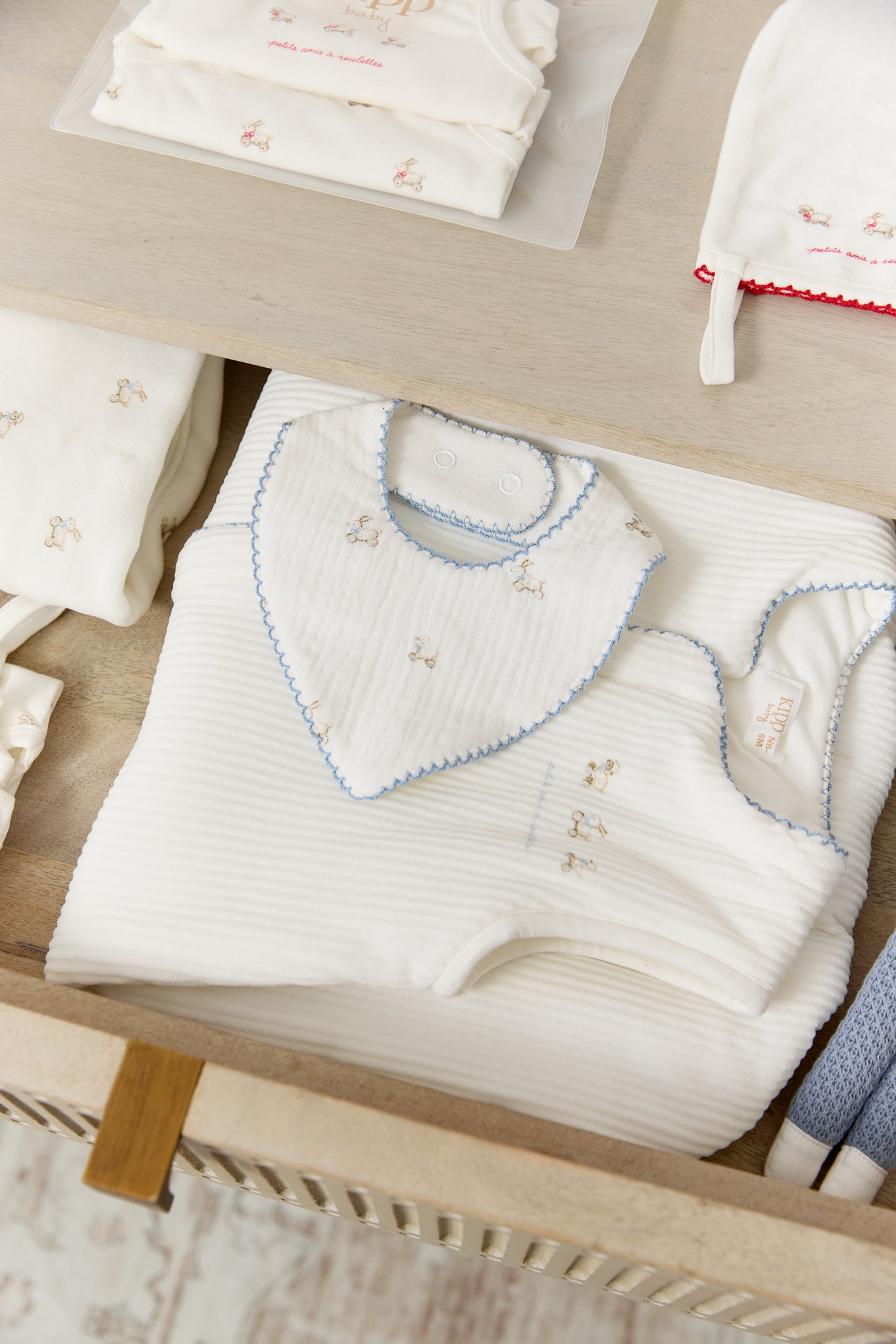 Petits Amis Bib - Blue