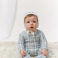 Ciel Enfant Gingham Footie - Blue