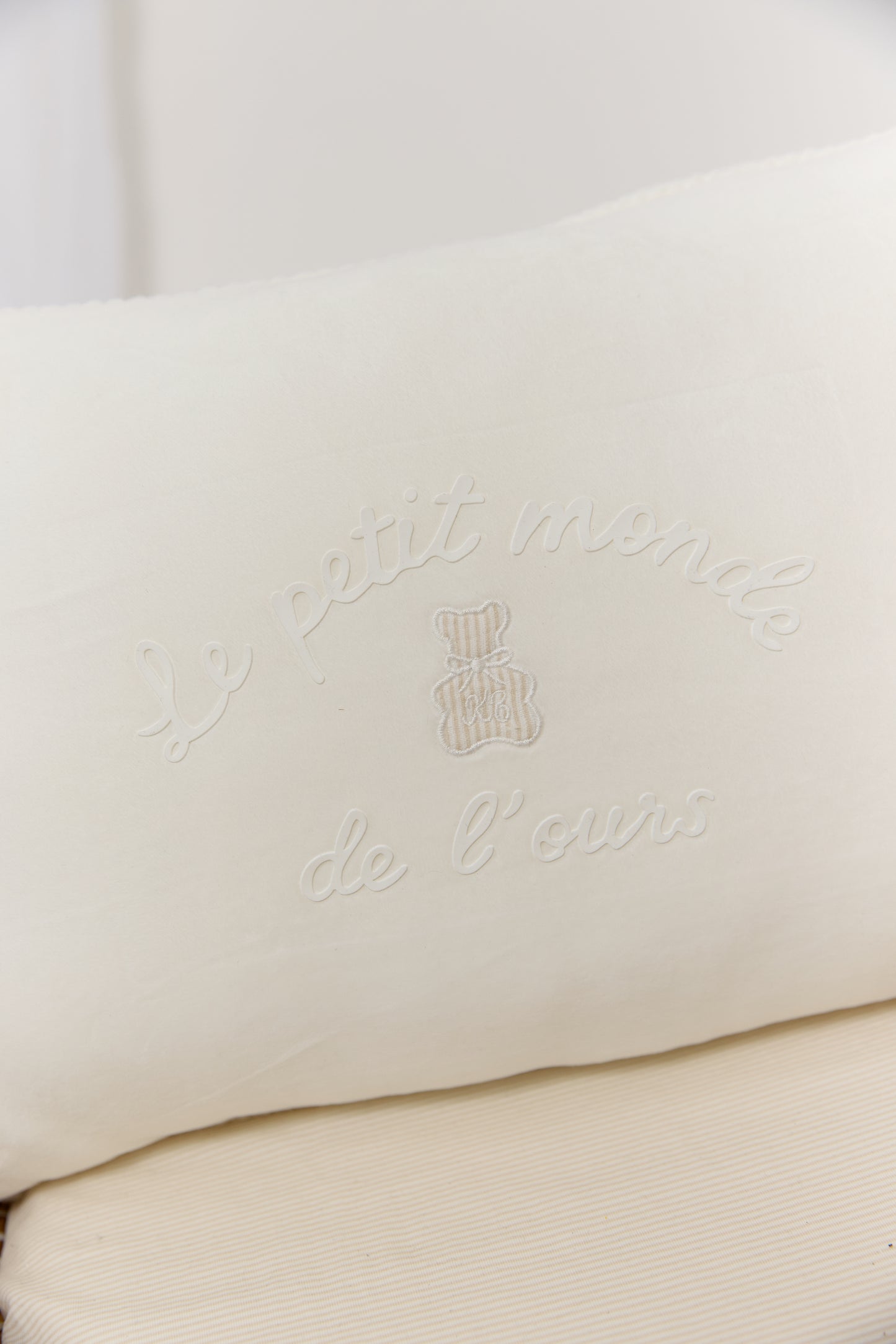 Petit Ours Pillow - Stone