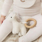 Whinny Plaid Toy Ring - Stone