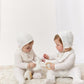 Whinny Plaid Footie & Hat Set - Blue