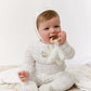 Whinny Plaid Footie & Hat Set - Blue