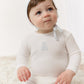 Petit Ours Footie & Hat Set - White Blue