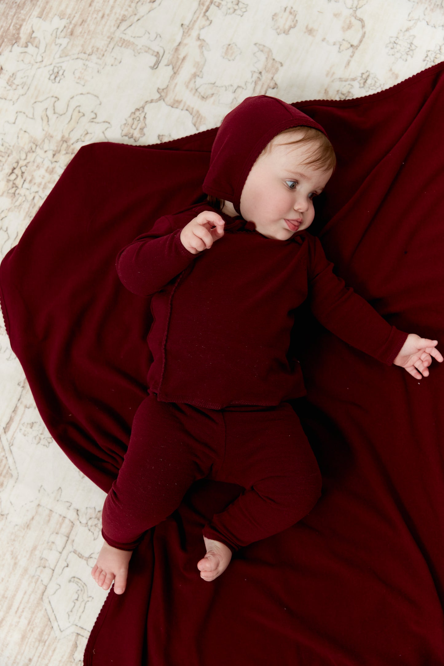 Felt Wrap Set - Maroon