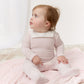 Classic Bib Footie & Hat Set - Pink