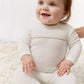 Mon Bebe D'Amour Footie, Hat & Blanket Set - Taupe