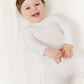 Mon Bebe D'Amour Footie, Hat & Blanket Set - Blue