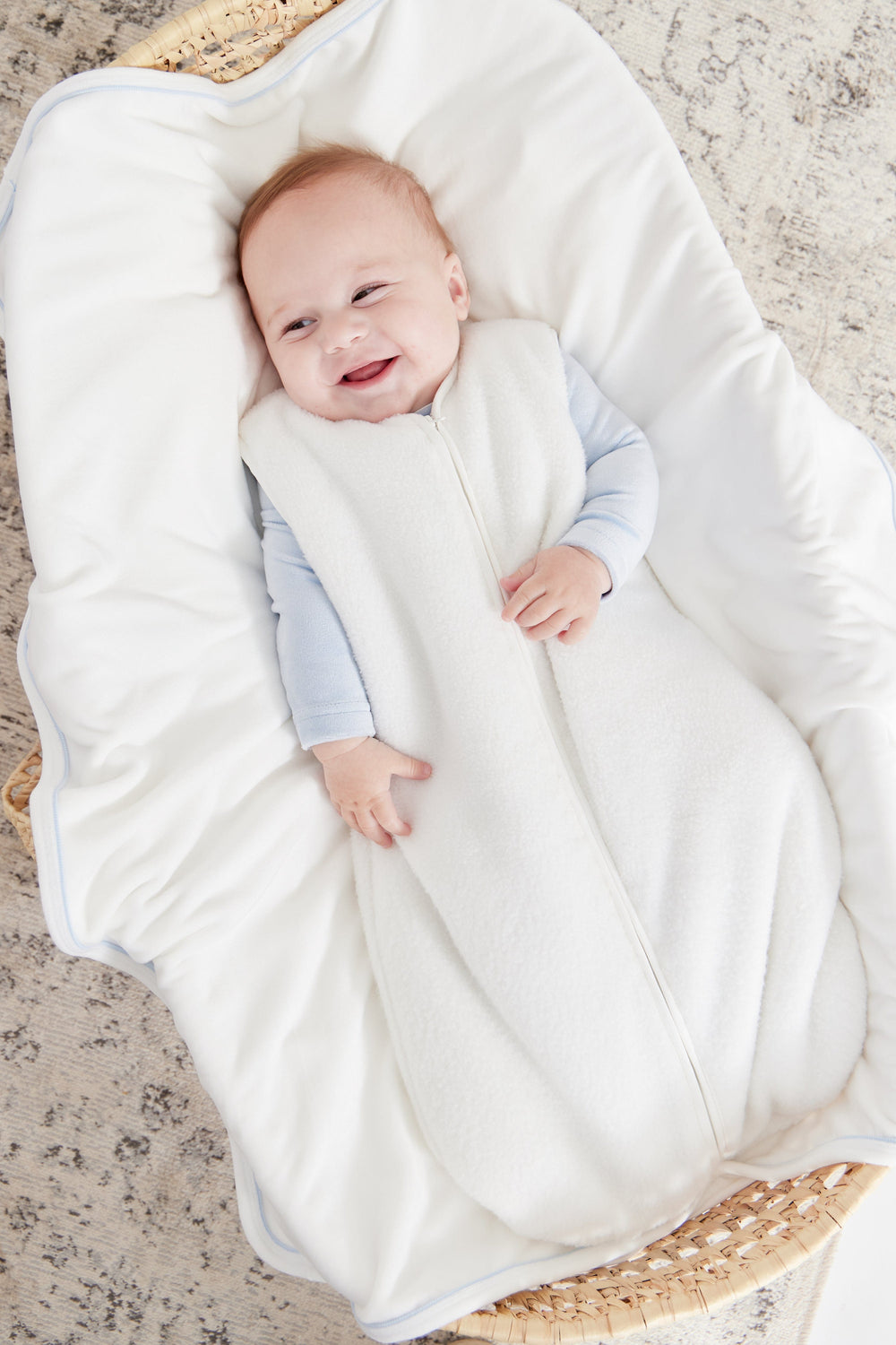 Fleece Sleep Sack - White