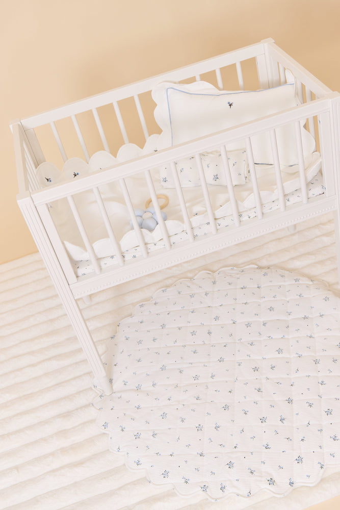 
                  
                    Lil Blooms Mini/Porta 4PC Crib Set - Blue
                  
                