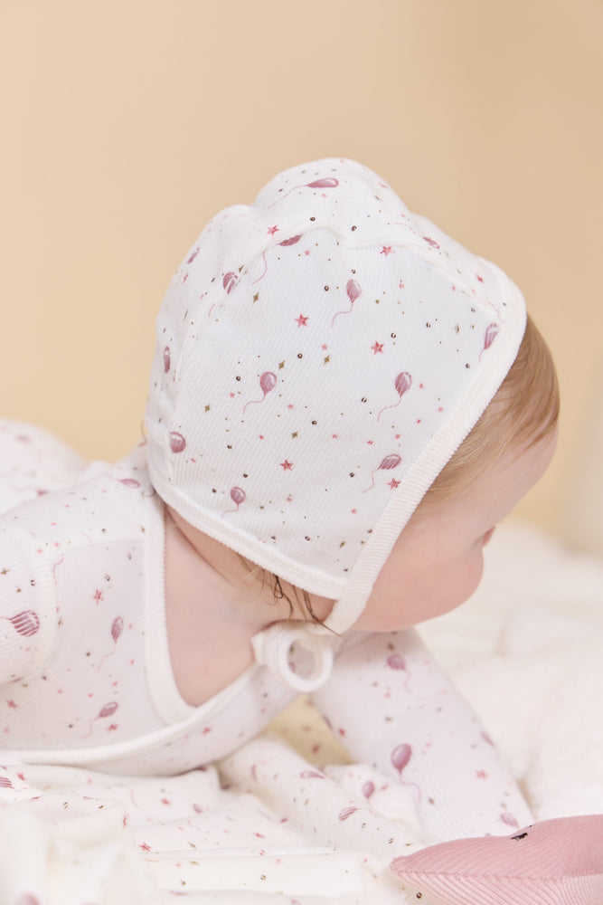 
                  
                    Balloon Star Romper+Bonnet Set - Pink
                  
                