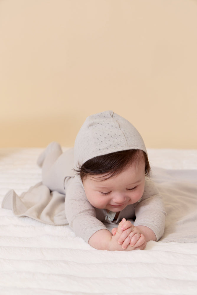 
                  
                    Heirloom Baby Romper+Bonnet Set - Sage
                  
                