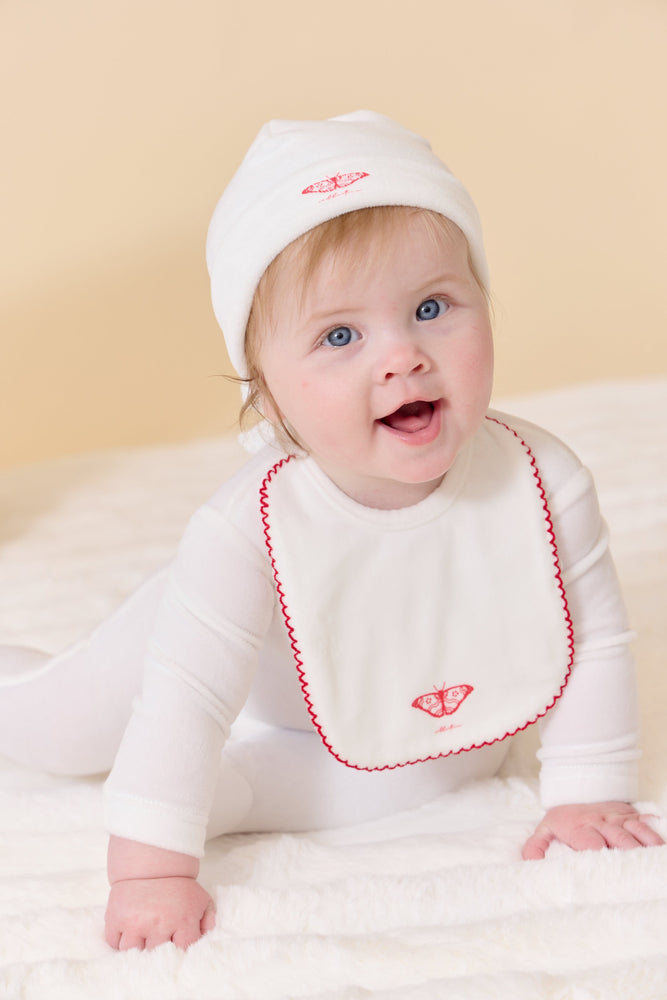 
                  
                    Flutter Romper+Hat Set - White Red
                  
                