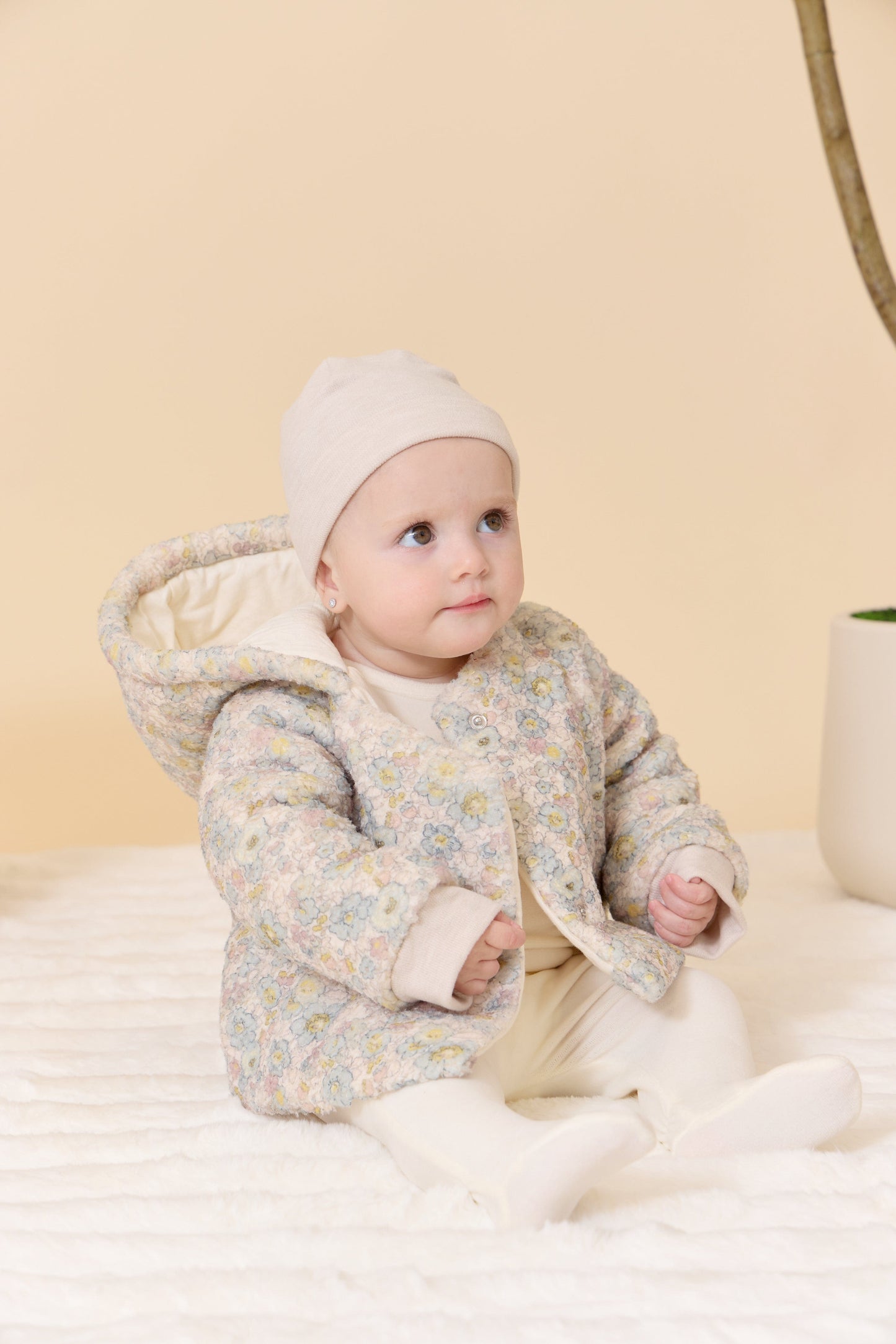 
                  
                    Blossom Sherpa Jacket + Hat
                  
                