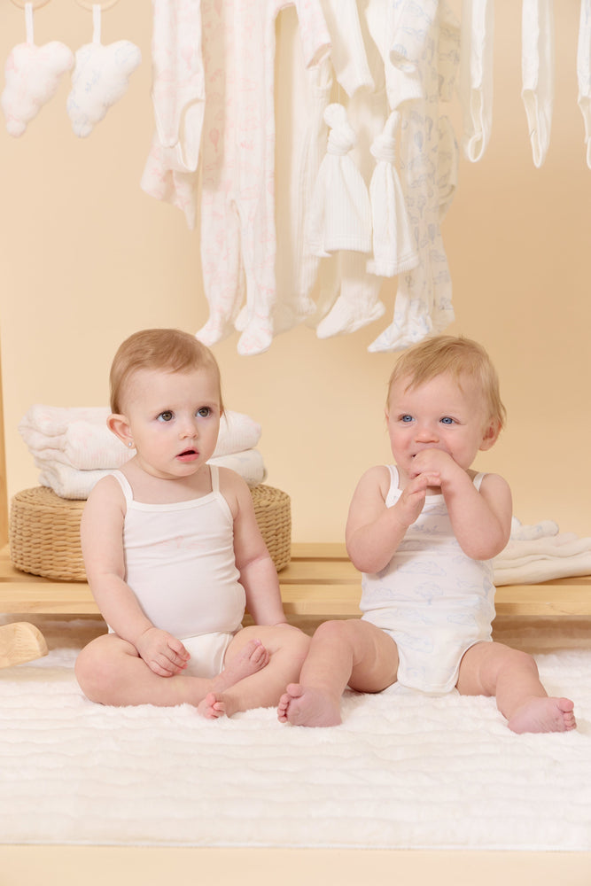 
                  
                    Cloud Nine Onesie Set of 2 - Blue
                  
                