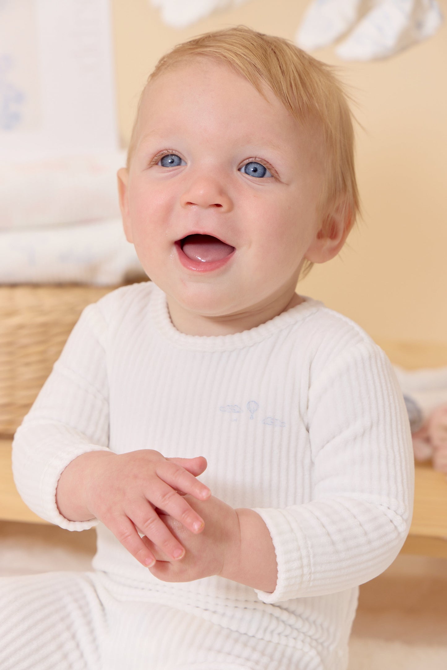 
                  
                    Cloud Nine Romper - Blue
                  
                