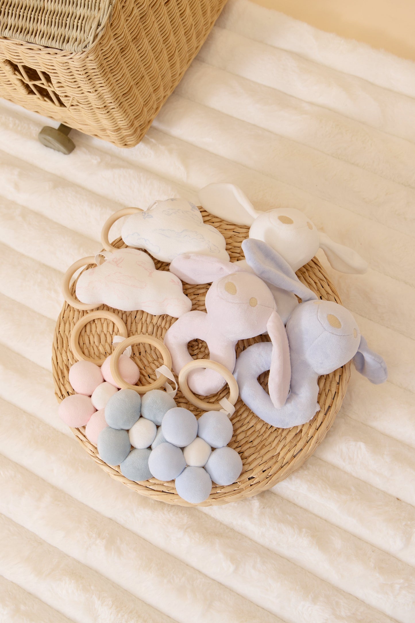 
                  
                    Blossom Plush Rattle Toy - Pink
                  
                