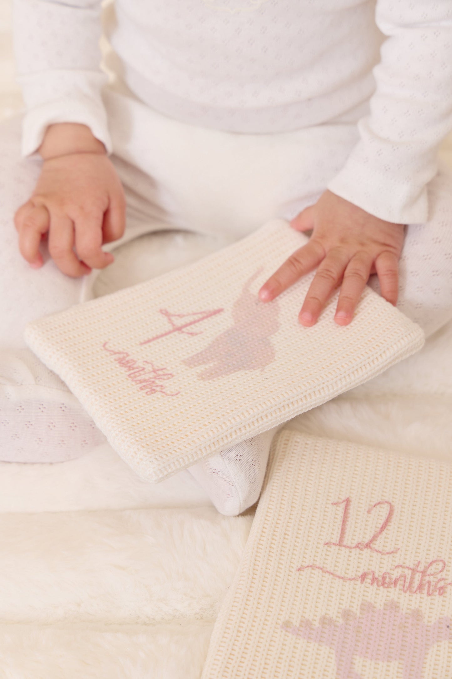 
                  
                    Plush Milestone Toy - Pink
                  
                