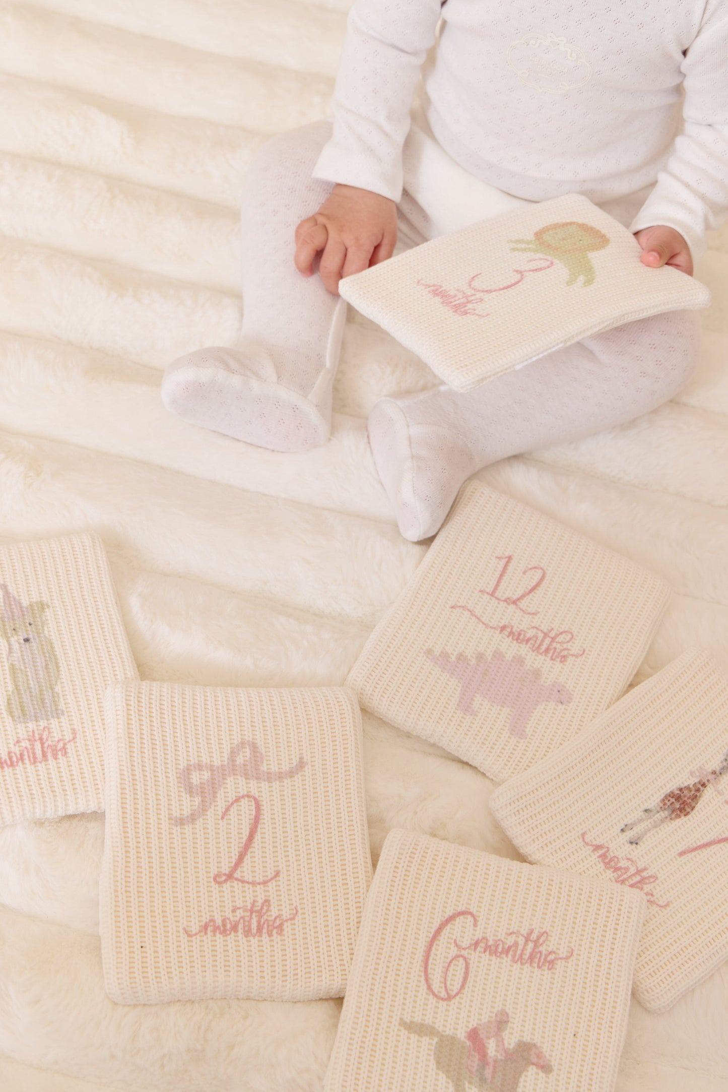 
                  
                    Plush Milestone Toy - Pink
                  
                