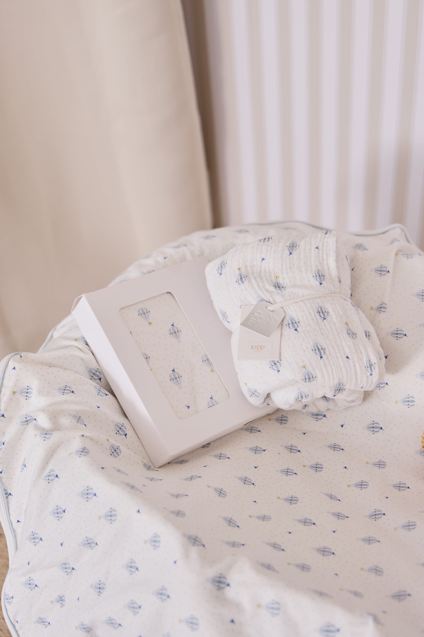 Up & Away Footie 3PC Set - Blue